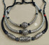 Big Chitai Silver thread necklace